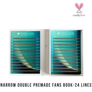 Narrow Double Premade Lash - 24 lines